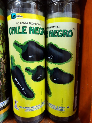 Veladora Aromática De Chile Negro - Contra Brujería