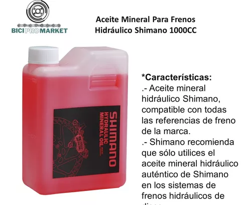 Aceite mineral Shimano para freno a disco hidraulico (1L , R - $ 46.981 -  Nodari