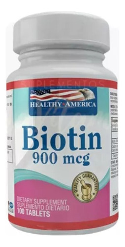 Biotina Americana 900mcg - 100 - Unidad a $351