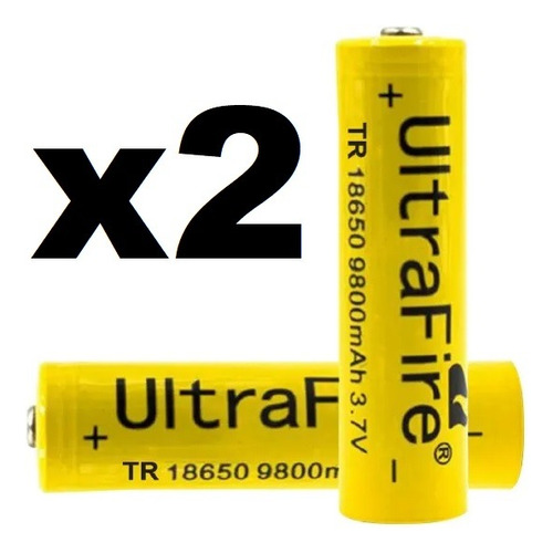 Bateria 18650 3.7v Recargable Pila Linterna Corneta Litio