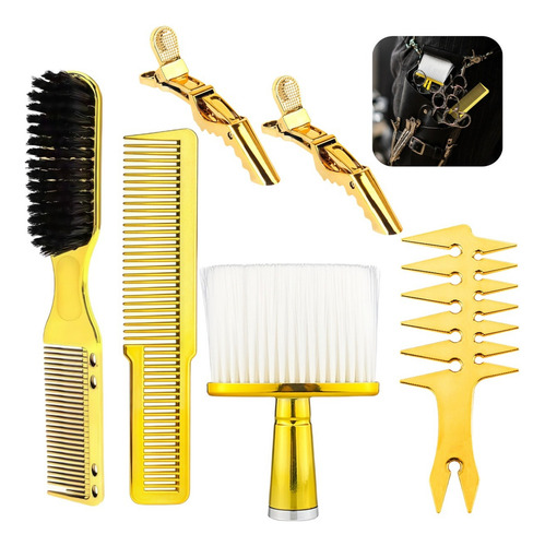 Juego De Herramientas De Peluquería Portátil De 6 Piezas