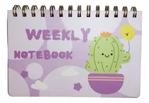 Comprar Pack X 2 Agenda Planeadora Semanal De Cactus Papelería 