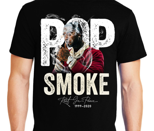 Pop Smoke - Rapero - Cantante (2) - Polera