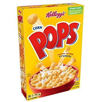 Corn Pops Cereales Para El Desayuno, Original, Excelente Fue