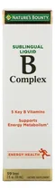 Comprar Nature's Bounty Complejo B Líquido Sublingual, Vitaminas B Clave, Además Favorece El Metabolismo De Energía Que Ofrece Una Ventaja Clara Frente A Los Suplementos Nutricionales Convencionales, 59 Ml.