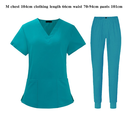 Uniforme Scrub Set Pantalones Lavable A Máquina Traje Suave