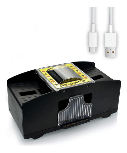 Automatic Card Shuffler For 1-6 Deck Cards Usb/battery
