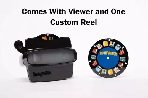 Custom Viewfinder Reel Plus Red Retroviewer Visor Para