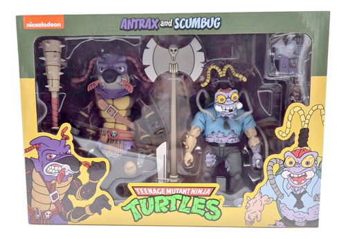 Tmnt Tortugas Ninja Antrax Y Scumbug Neca