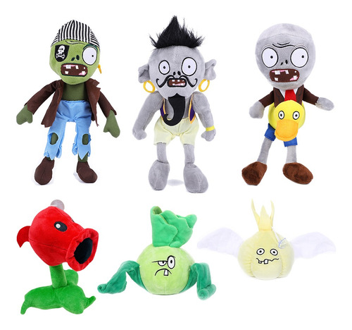 Muñecos De 6 Piezas Plants Vs. Zombies, Goro