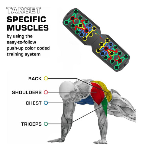Tabla De Flexiones Plegable Rocuma Con 28 Agujeros De Casa