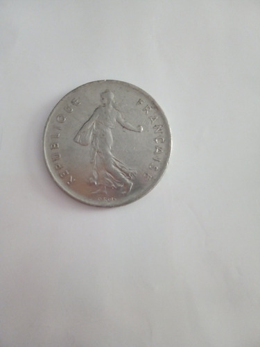 Imagen 1 de 2 de Moneda Francaise De 1973 5 Francs