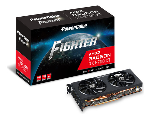 Powercolor Fighter Amd Radeon Rx 6700 Xt Tarjeta Gráfica