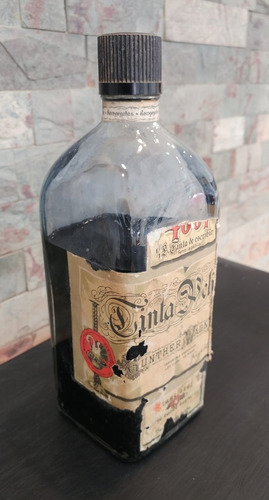 3 Botellas Antiguas Goma Liquida Vegetal Y Tinta Pelikan (Usado)