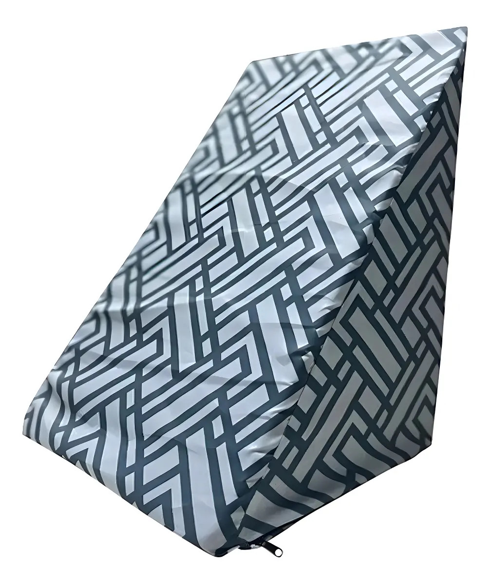 Ortobom Suave Encosto Apoio de Pernas 55x40cm cinza triangular