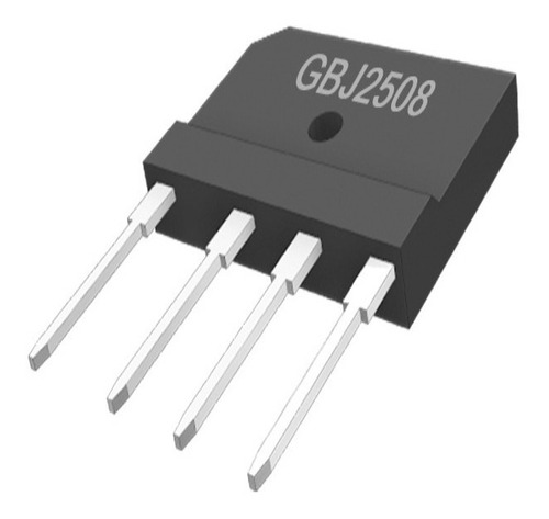 Gbj2508  Puente Rectificador X Dos Unidades Pack De Dos 