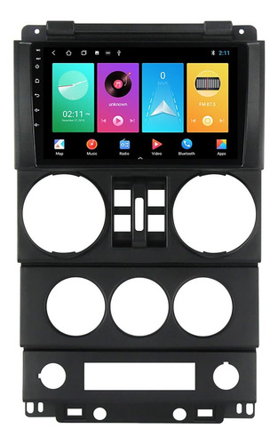 Pantalla Android 9 Pulgadas Car Play Rubicon 4 Puertas 08-10