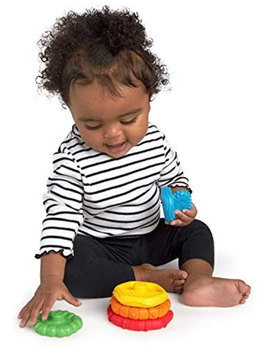 Baby Einstein Stack Y Teethe Juego De Mordedor De 5 Piezas C