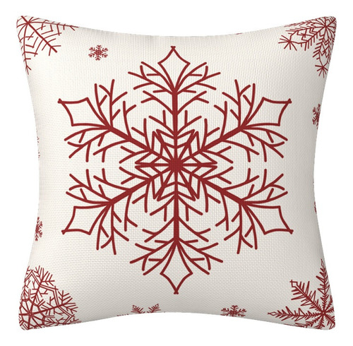 4 Pz Fundas De Almohada Para Decoración Navideña De 45*45 Cm