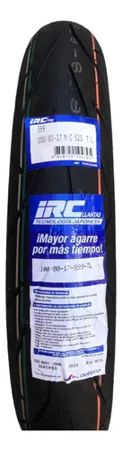 Llanta Irc  Iz-s   100/80-17  Ns200/apache200/gixer/