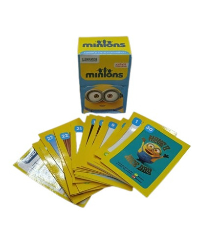 Cartas Minion Figuritas Caja X1 Pixar Juego Mazo Infantil