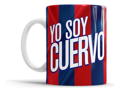 Taza Cerámica Futbol San Lorenzo Cuervo