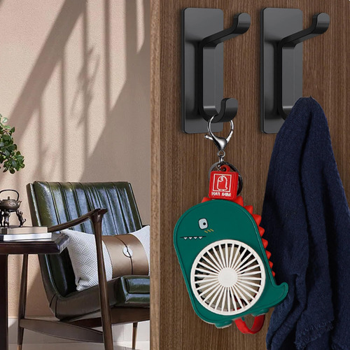 Perchero Pared 4 Pcs Ganchos Abrigos Acero Inoxidable Autoad