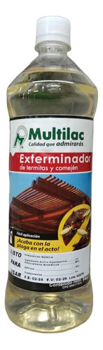 Exterminador Multilac De Termitas,comején Y Plagas 1 Litro