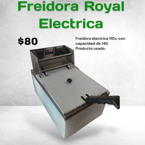Freidora Electrica Marca Royal
