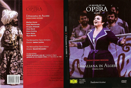 L Italiana In Algeri - Gioacchino Rossinei . Opera - 2 Dvds