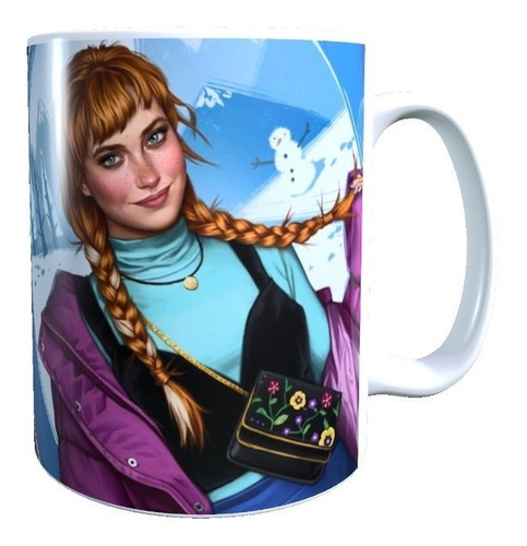 Taza Princesa Anna Frozen Disney Version Real