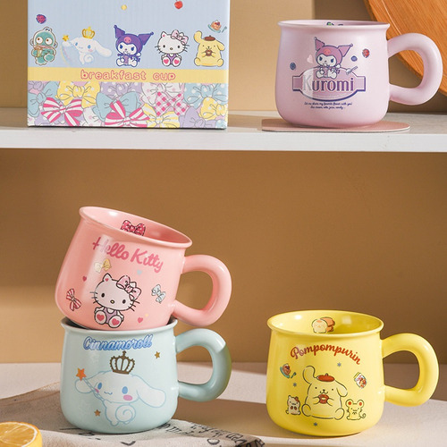 Taza De Cerámica Sanrio, Taza De Desayuno, Taza De Agua