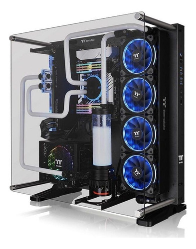 Gabinete Thermaltake Core P5 Tg Titanium Glass