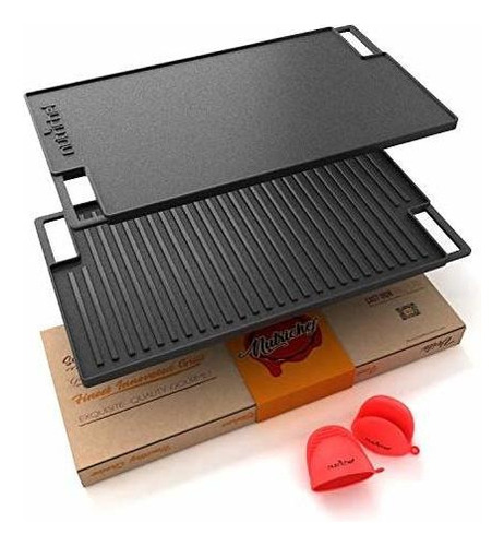 Nutrichef Plancha De Hierro Fundido Reversible