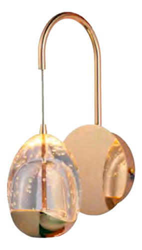 Arandela Luce Bella Dourado Gota 4w Led 3000k Hm027g 110V/220V