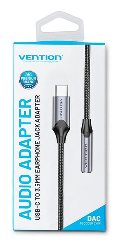 Imagen 4 de 4 de Vention Usb 3.1 Tipo C - Mini Jack 3.5mm Audio Microfono Dac