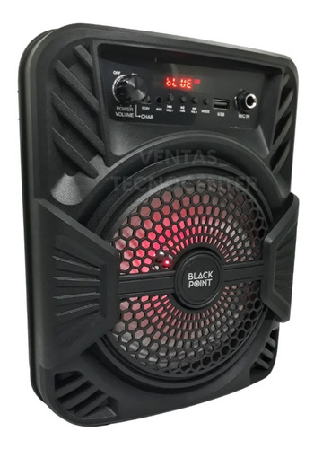 Parlante Karaoke Blackpoint S32.1 Luces Led Bluetooth Radio