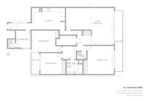 Venta - Departamento - Belgrano R - 4 Ambientes - Dependencia - Frente