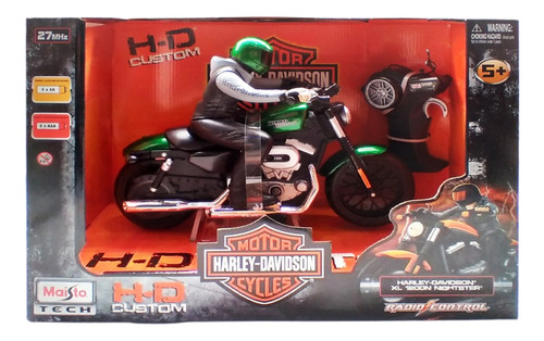 Moto Harley Davidson Xl1200 Nightster 1:18 R/c Maisto 