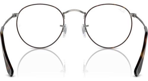 Gafas Ray-ban Rx3447v Redondas Metal 53mm Havana