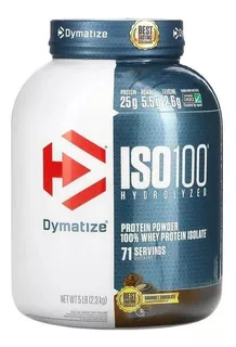 Dymatize Proteína Iso 100 5 Lb (2.3 Kg) Los Sabores!! Sabor Gourmet Chocolate