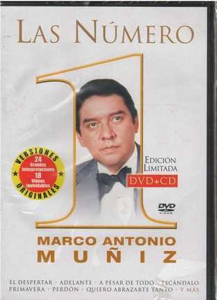 Cddvd - Marco Antonio Muñiz / Las Numero 1 Dvd+cd