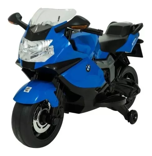 Moto a batería para niños Bebitos BMW K1300 Clásica color azul 220V