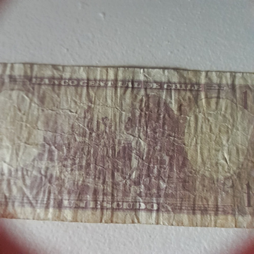 Billetes Antiguos En Argentina De Chile Un Escudo (Usado)