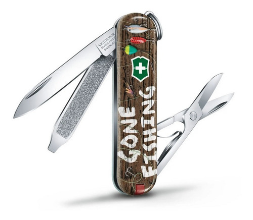 Imagen 3 de 4 de Navaja Classic Gone Fishing 58mm Pescador Victorinox