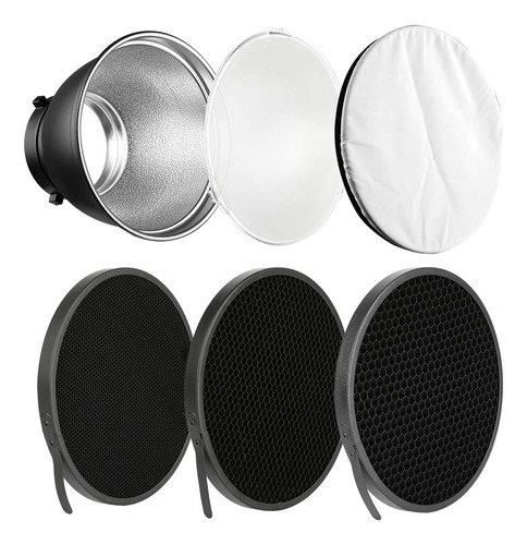 Soonpho Difusor Reflector Estandar De 7 Pulgadas Con Rejilla