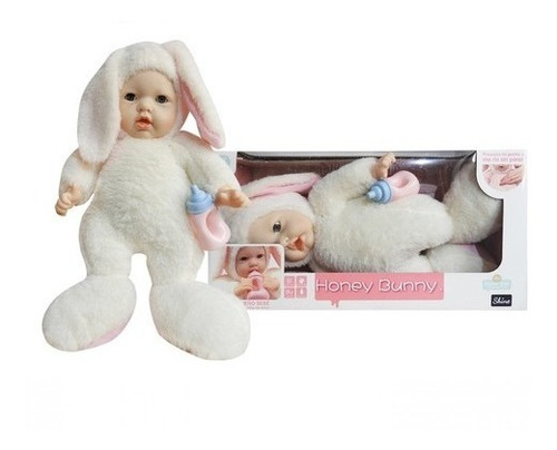 Muñeca Honey Bunny Mi Pequeño Bebe Blanco 45 Cm 3352