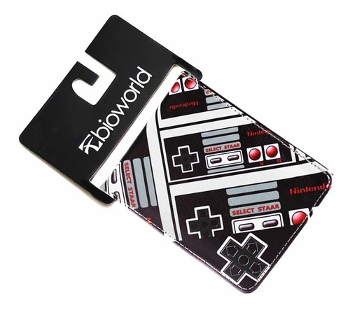 Cartera Gamer Juvenil Geek Control Nintendo Nes Promo