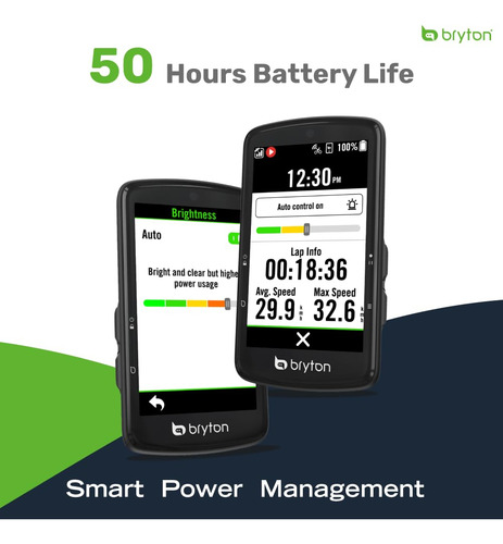 Ciclómetro Bryton Rider S810 Gps Pantalla Táctil 3.5 Pulgada Negro