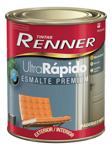 Pintura Esmalte Ultra Rapido 900ml - Color Store Pinturas